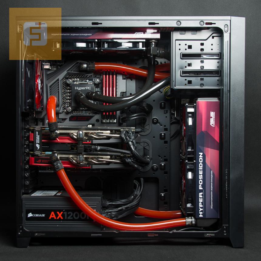Внутреннее устройство ПК выглядит очень аккуратно