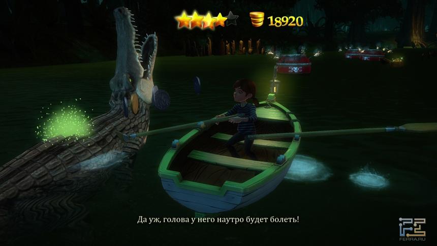 С крокодилами в Kinect Disneyland Adventures поступают сурово