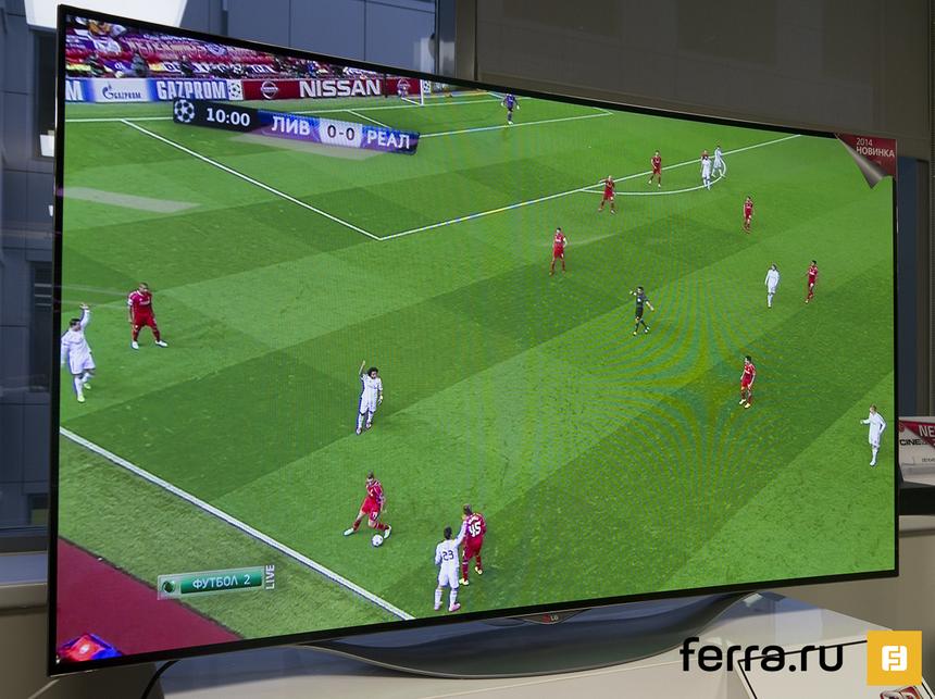 LG 55EC930V, углы обзора