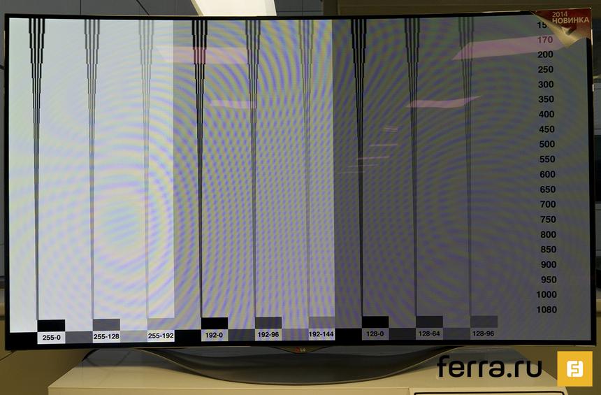 LG 55EC930V в динамических сценах