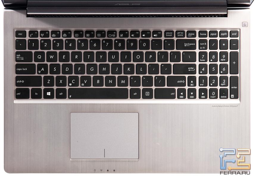 Открытый ноутбук ASUS UX51VZ