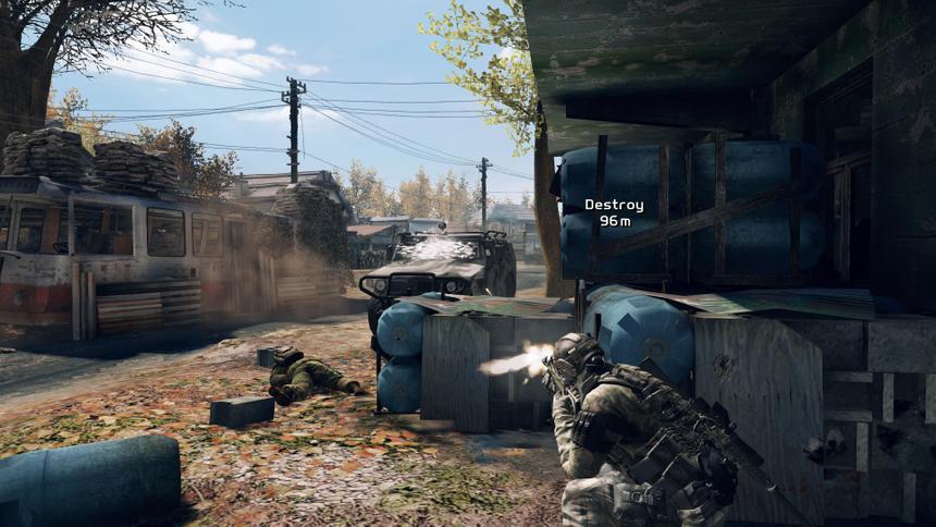 У машин отображается запас прочности, а уничтожить их можно даже из стандартного автомата