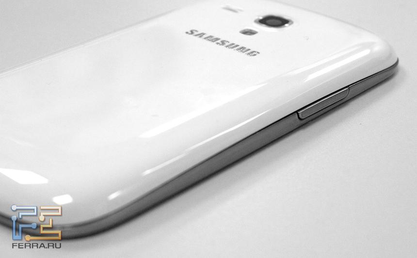 Левая грань Samsung Galaxy S III Mini