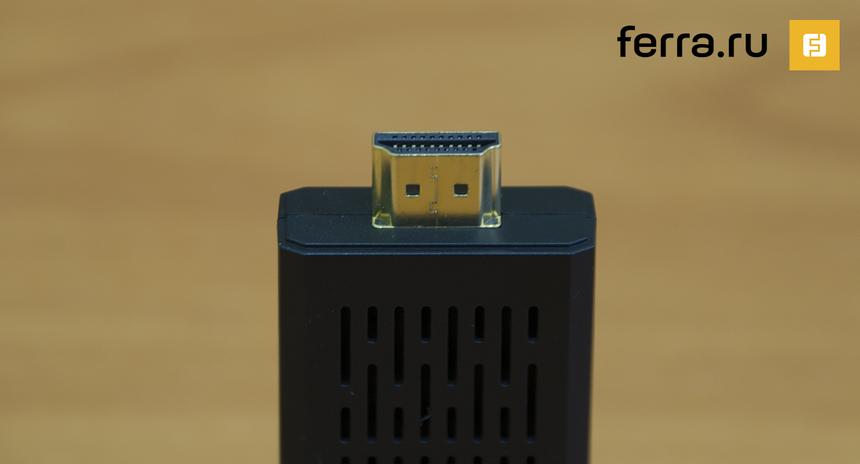 Разъём HDMI 1.4 на переднем крае Haier DMA6000