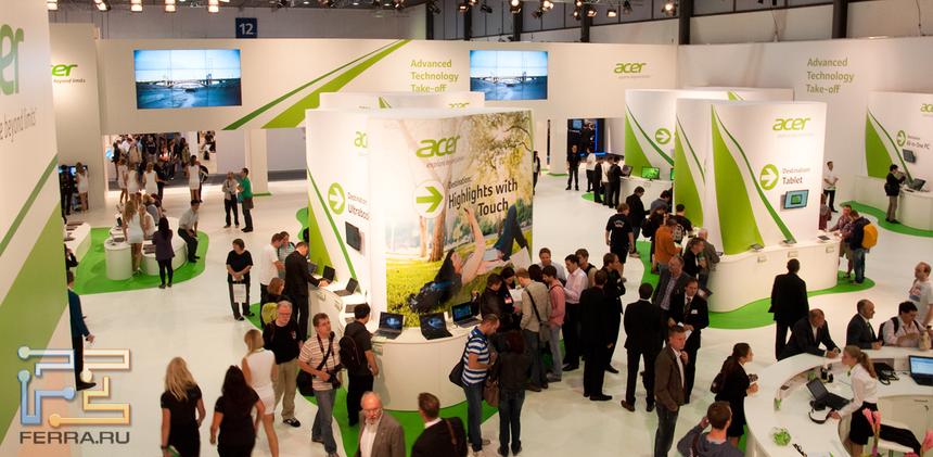 Стенд Acer на IFA 2012
