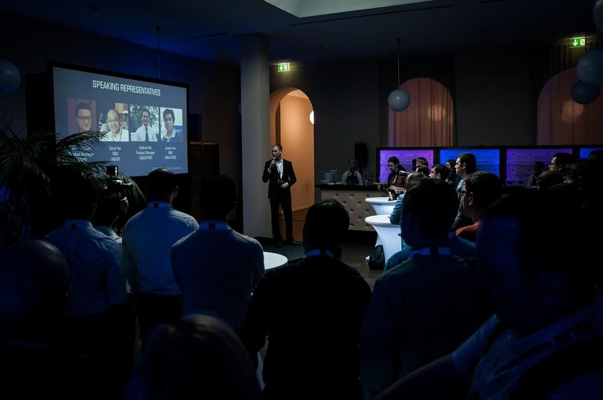 Начало мероприятия, посвященное анонсу новых материнских плат ASUS