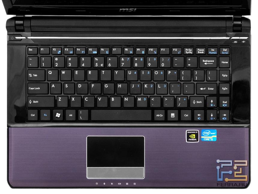 Клавиатура ноутбука MSI X460 DX