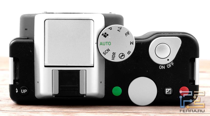 Верхняя панель Pentax K-01