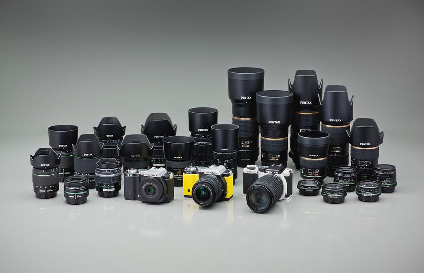 Парк оптики, совместимой с Pentax K-01