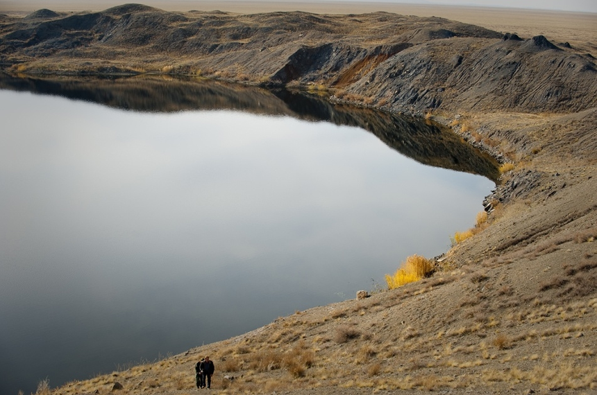 Озеро Балапан — результат мирного ядерного взрыва