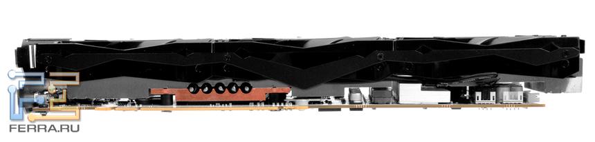 Видеокарта KFA2 GTX 680 LTD OC. Вид сбоку