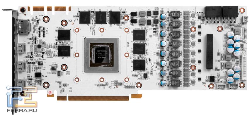Видеокарта KFA2 GTX 680 LTD OC с демонтированной СО