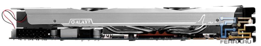 Видеокарта KFA2 GTX 680 EX OC. Вид сбоку