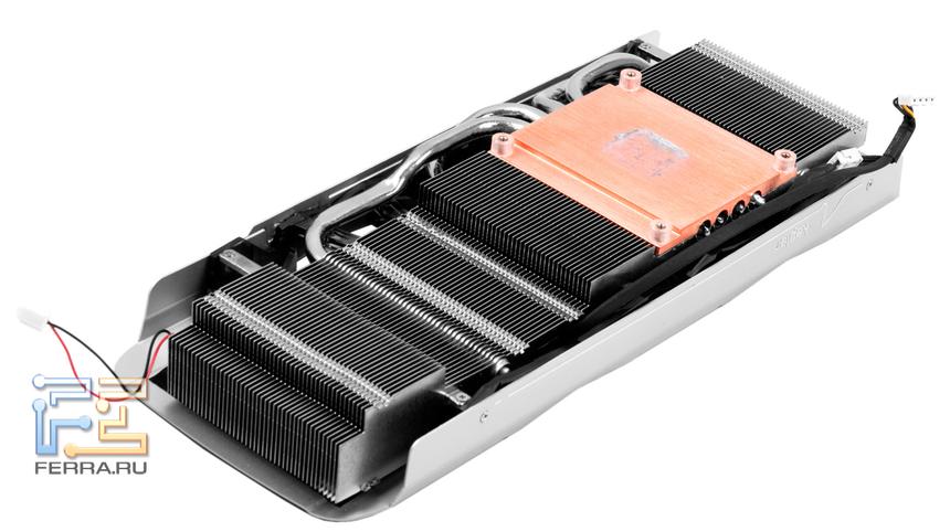 Демонтированная система охлаждения