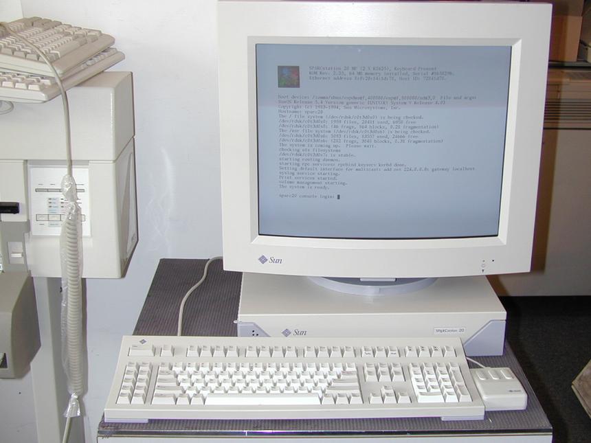 Рабочая станция Sun SPARCStation 20