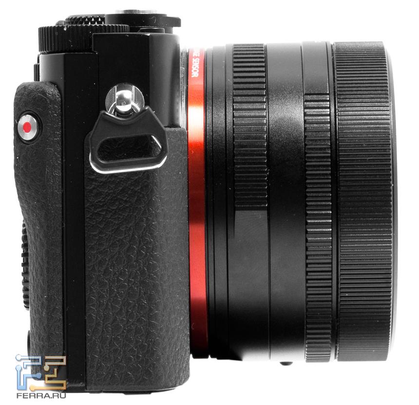Правая боковая грань корпуса Sony Cyber-shot RX1