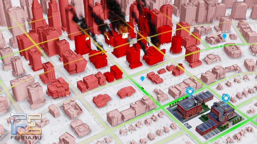 Включен режим отображения состояния построек. Полгорода нуждается в капремонте!