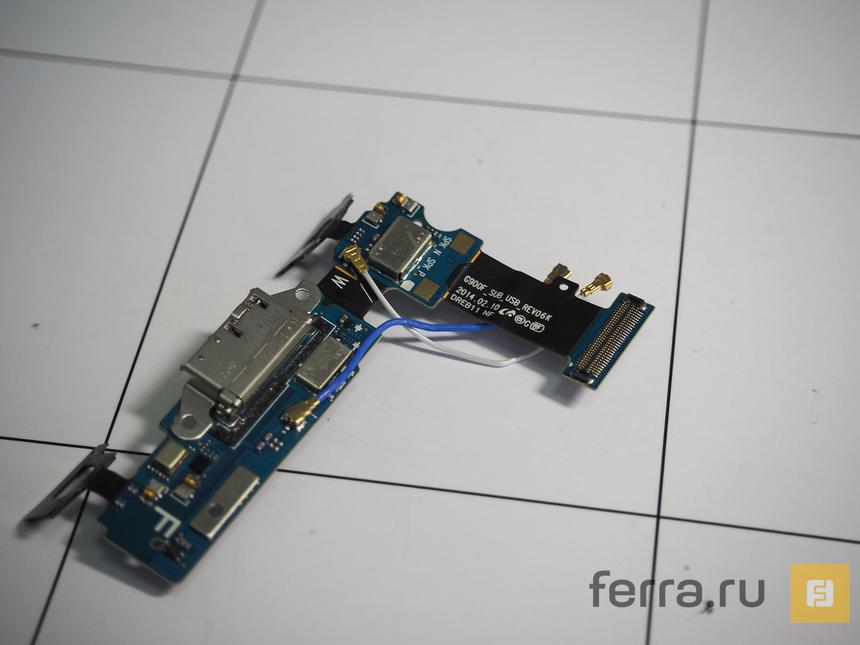 Плата Samsung Galaxy S5 с портом micro-USB 3.0