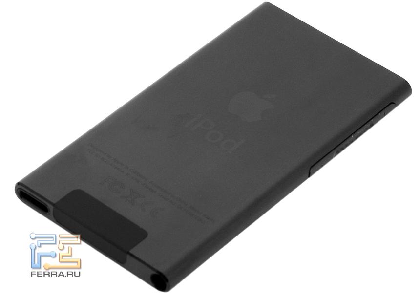 Тыльная сторона корпуса iPod nano
