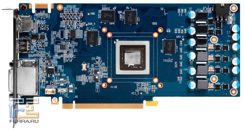 Печатная плата без системы охлаждения