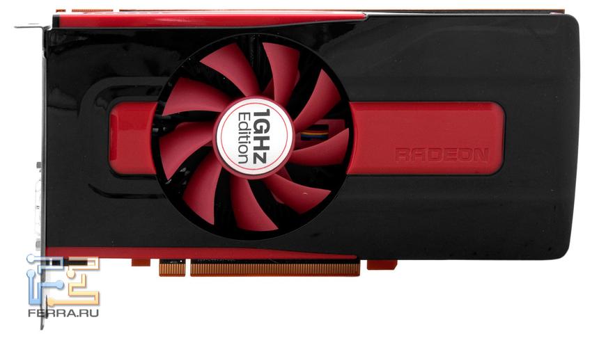 Radeon HD 7770. Вид сверху