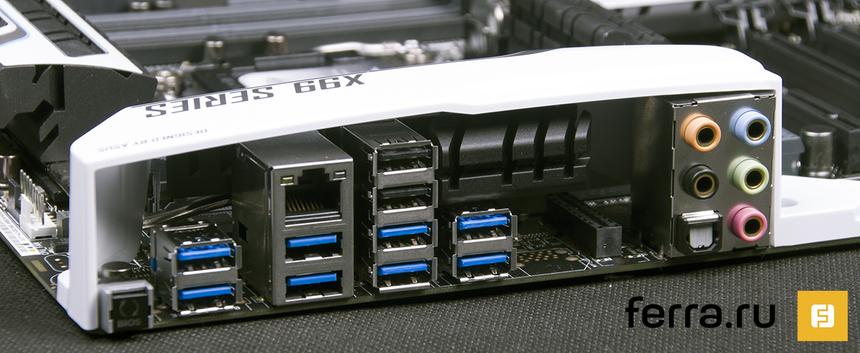ASUS X99-S, I/O-панель