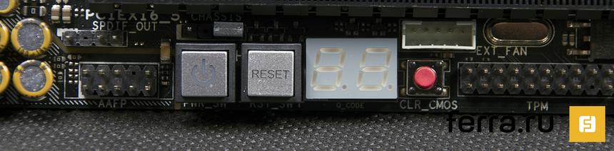 ASUS X99-S, дополнительные органы управления