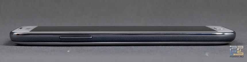 Слева – качелька регулировки громкости