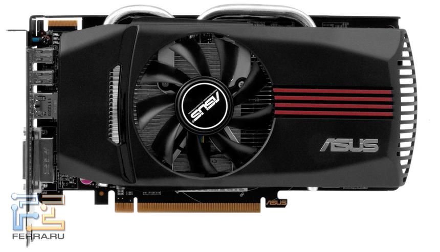 ASUS HD7770-DCT-1GD5. Вид сверху