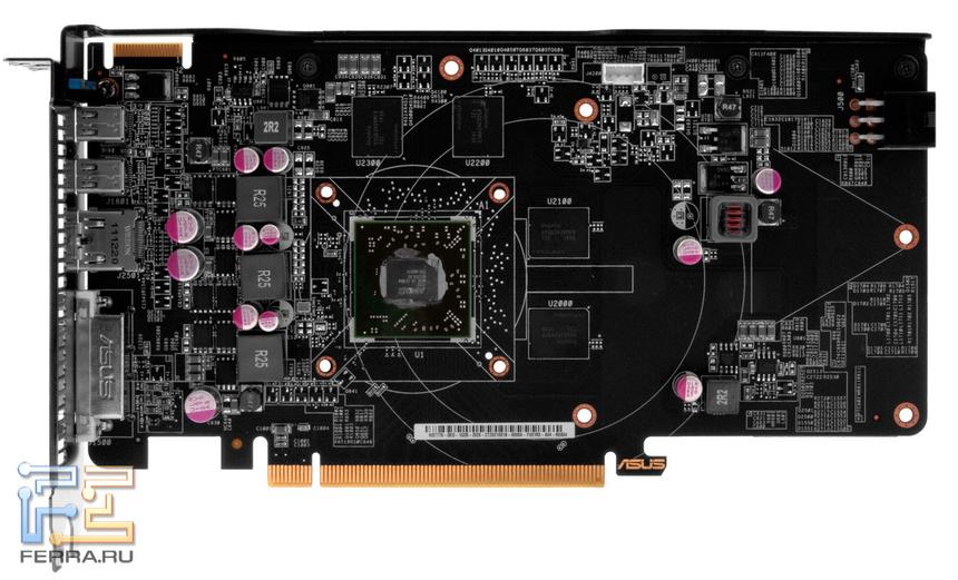Radeon HD 7770 с демонтированной системой охлаждения