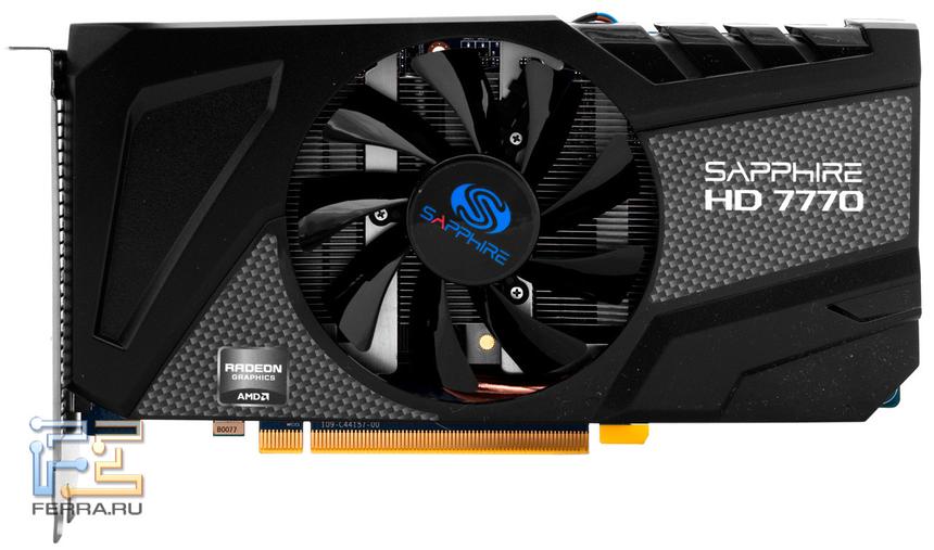 Sapphire HD 7770 GHz Edition OC. Вид сверху
