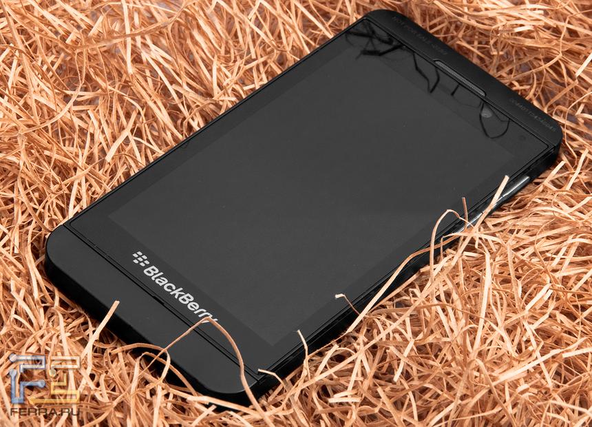 Лицевая часть смартфона Blackberry Z10