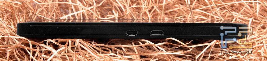 Левая сторона смартфона Blackberry Z10