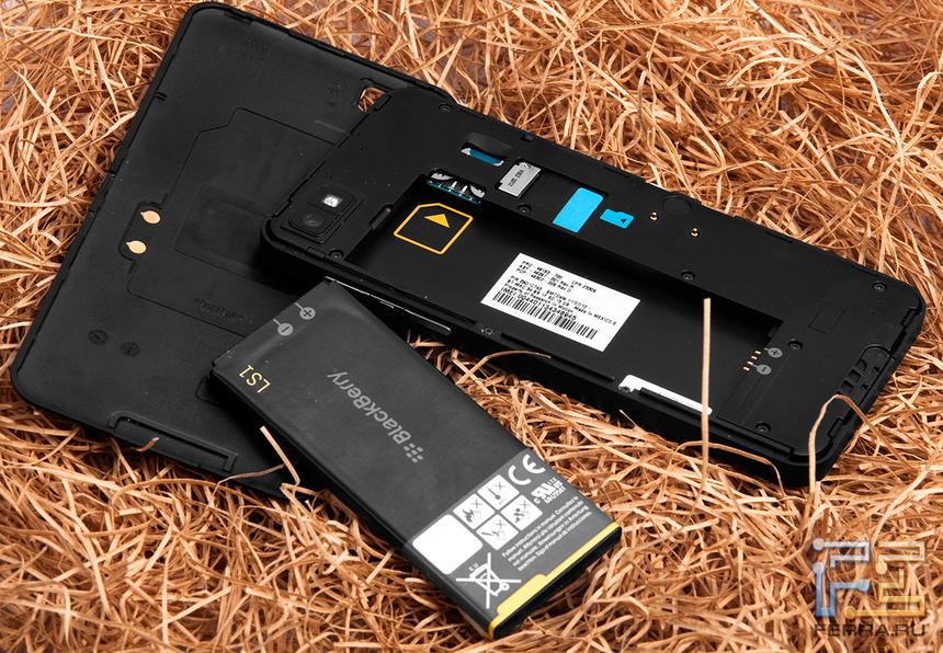 Крышка, аккумулятор и корпус Blackberry Z10