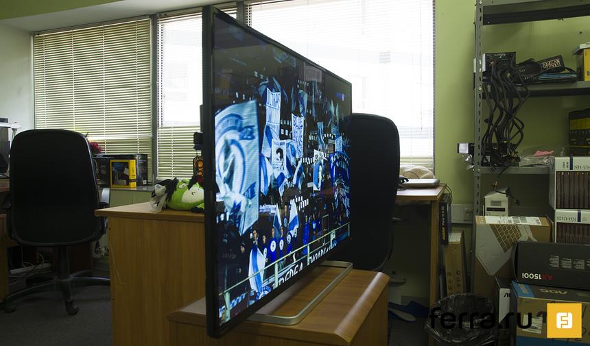 TOSHIBA 42L7453RB, вид сбоку