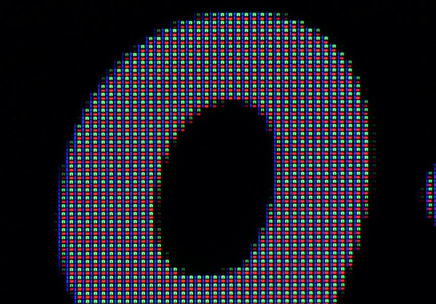 Так выглядят субпиксели в экране Samsung Galaxy Watch 3