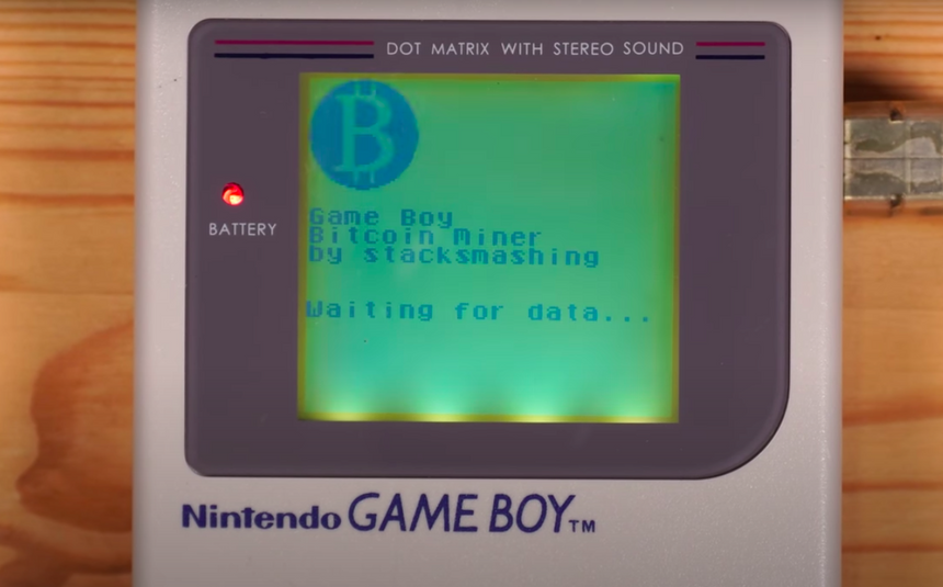Биткойны научились добывать на старой приставке Game Boy