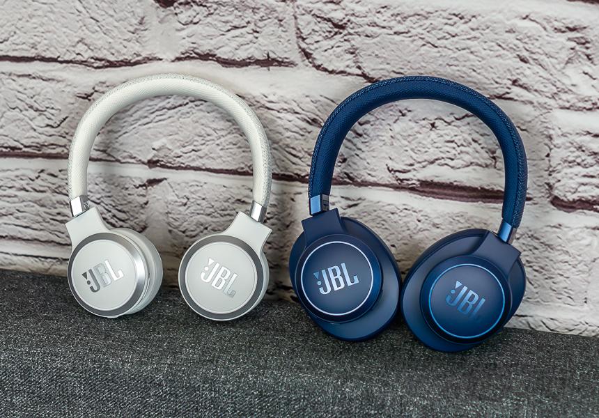 Слева — JBL LIVE 460NC, справа — JBL LIVE 660NC