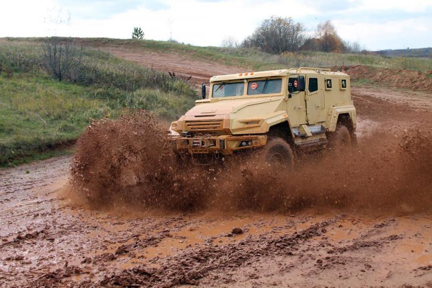 В России завершились испытания новейшей бронемашины «ВПК-Урал»