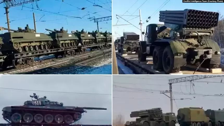 В TikTok нашли множество роликов с переброской военной техники на запад России