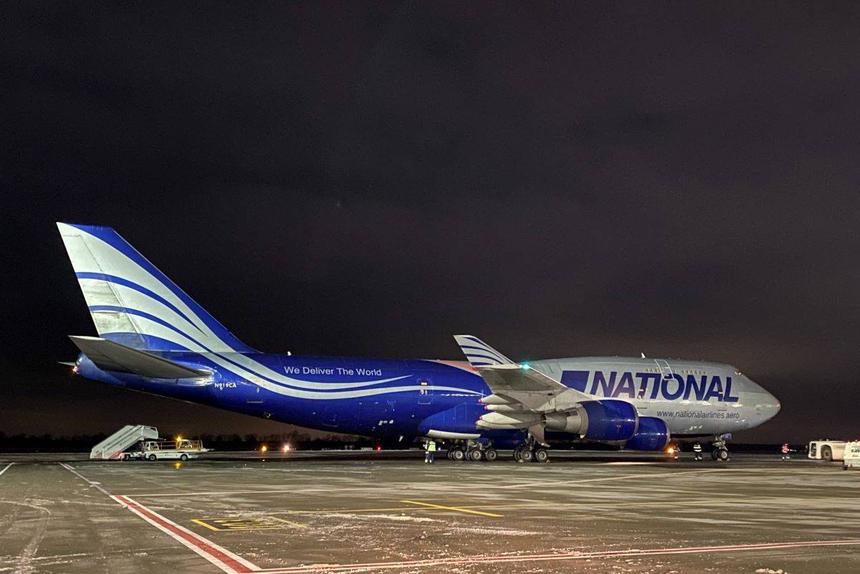 Украина приняла американский самолёт с крупной партией оружия и боеприпасов