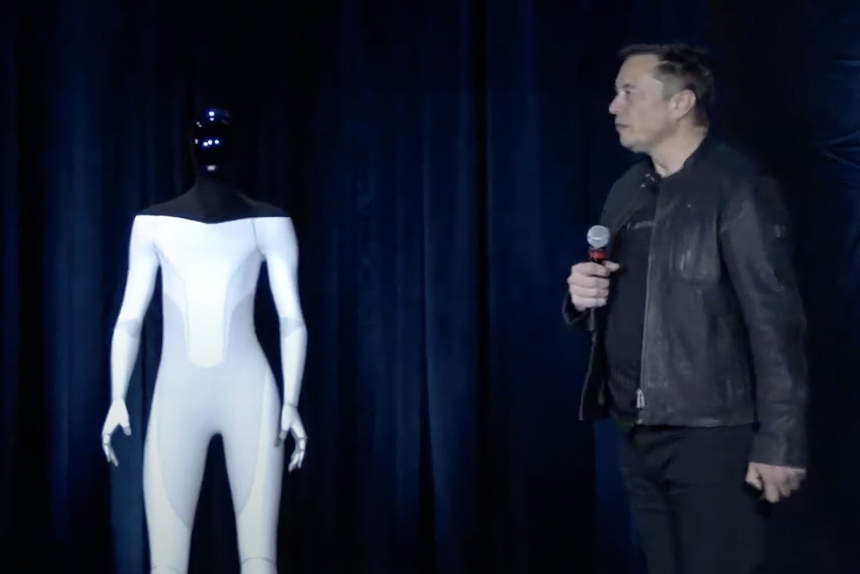 Илон Маск предложил восполнить нехватку рабочих роботами Tesla
