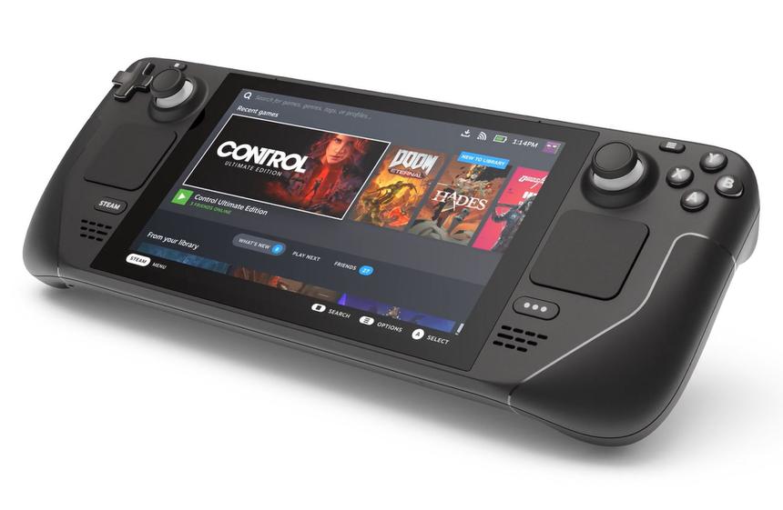 Портативную приставку Steam сравнили по размеру с бананом