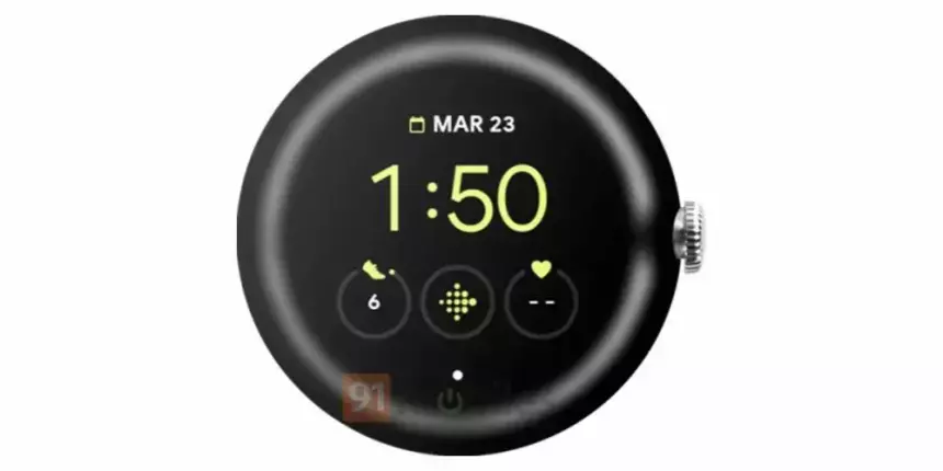 В сети появились рендер смарт-часов Google Pixel Watch