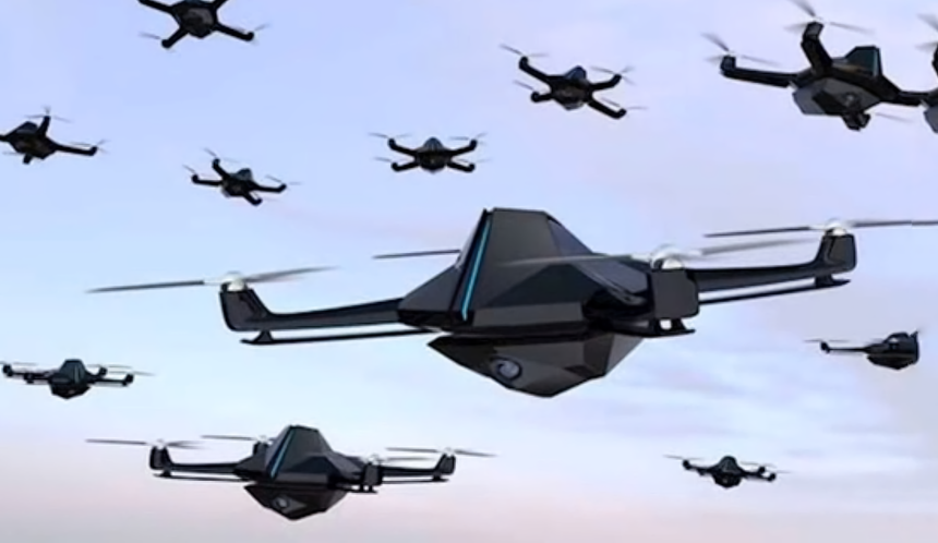 В США поуправляли роем из 28 дронов-убийц