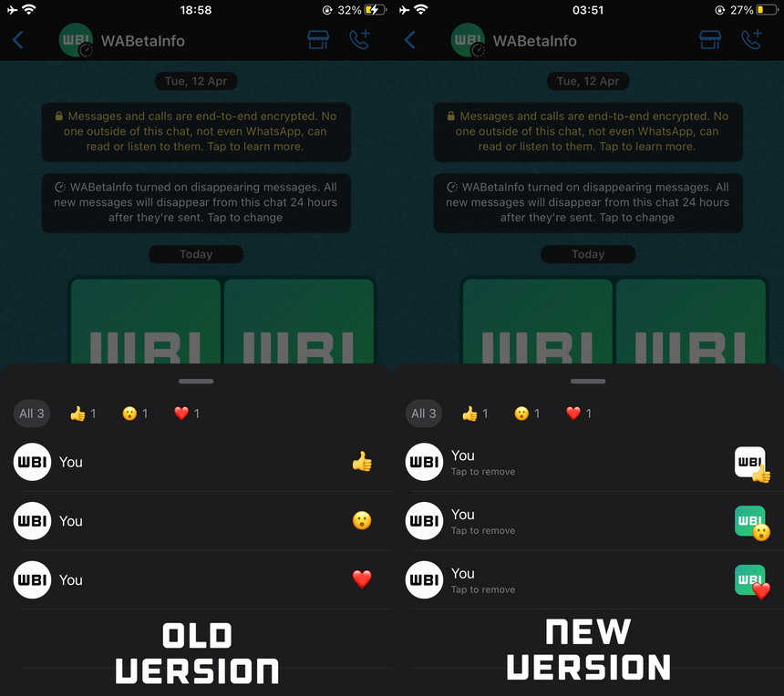 WhatsApp улучшит функцию реакций