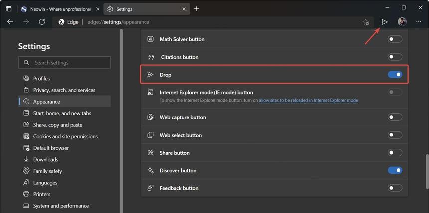 В Microsoft Edge появилась возможность обмена файлами и заметками между компьютерами