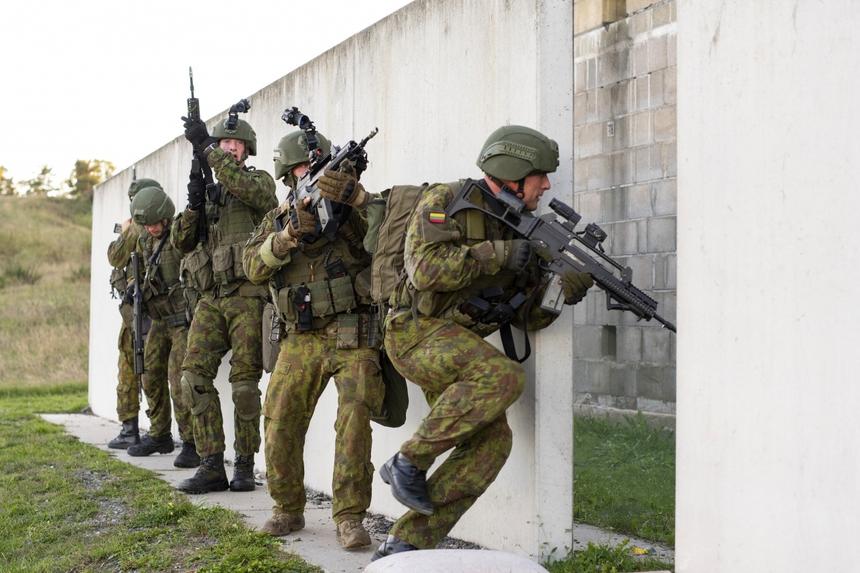 Литовские резервисты из "национальной гвардии"