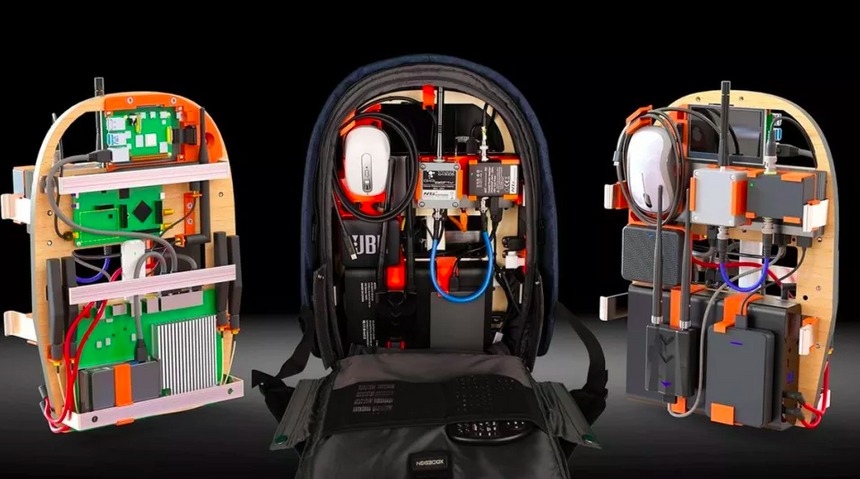 Создан специальный хакерский рюкзак для взломов «на ходу»