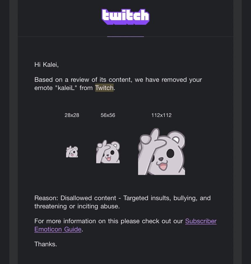 В Twitch запретили смайлик медвежонка с жестом «L» у лба из-за его «оскорбительности»